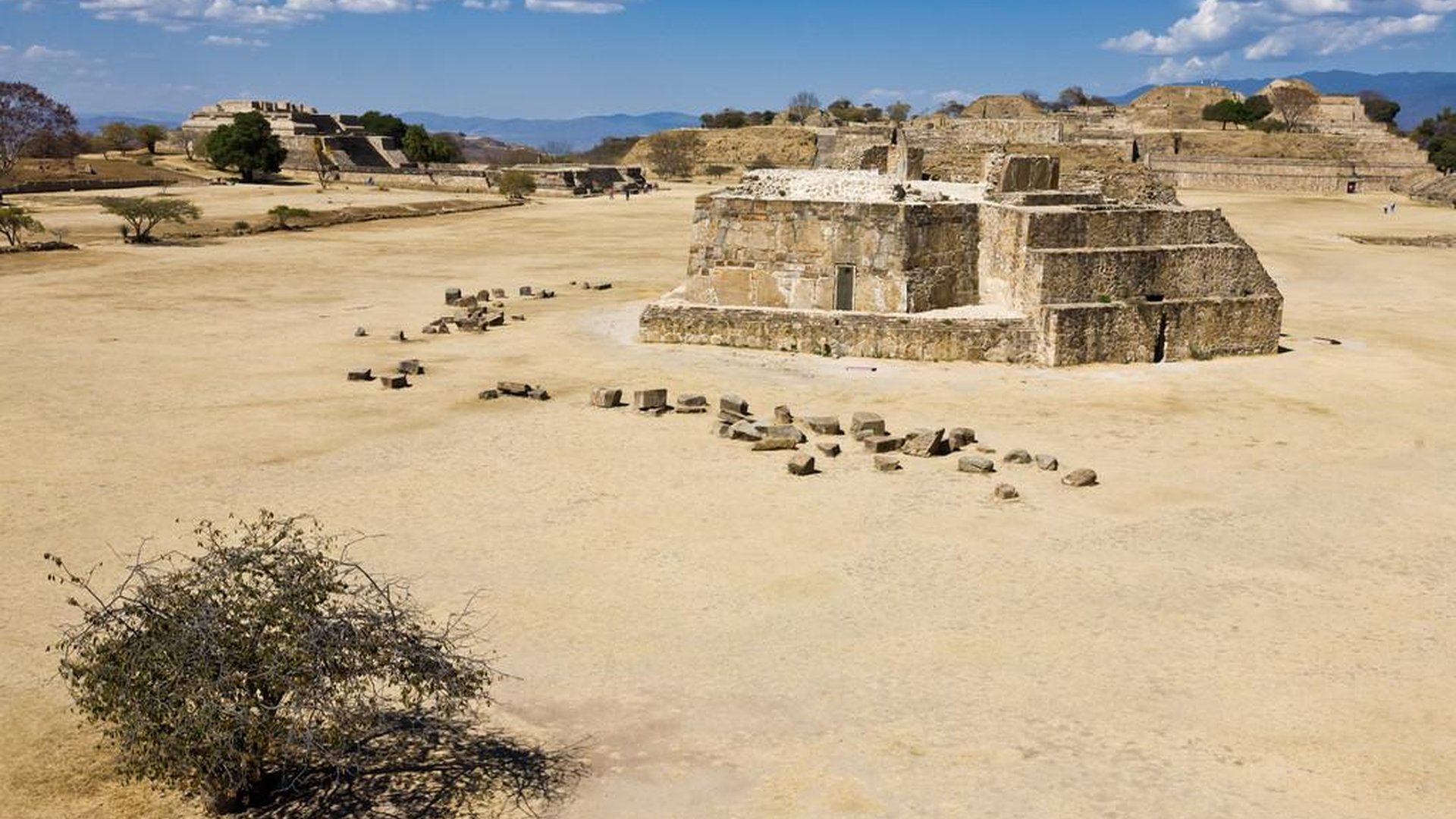 ancient Dunhuang desert landscape with Mogao Caves and sand dunes