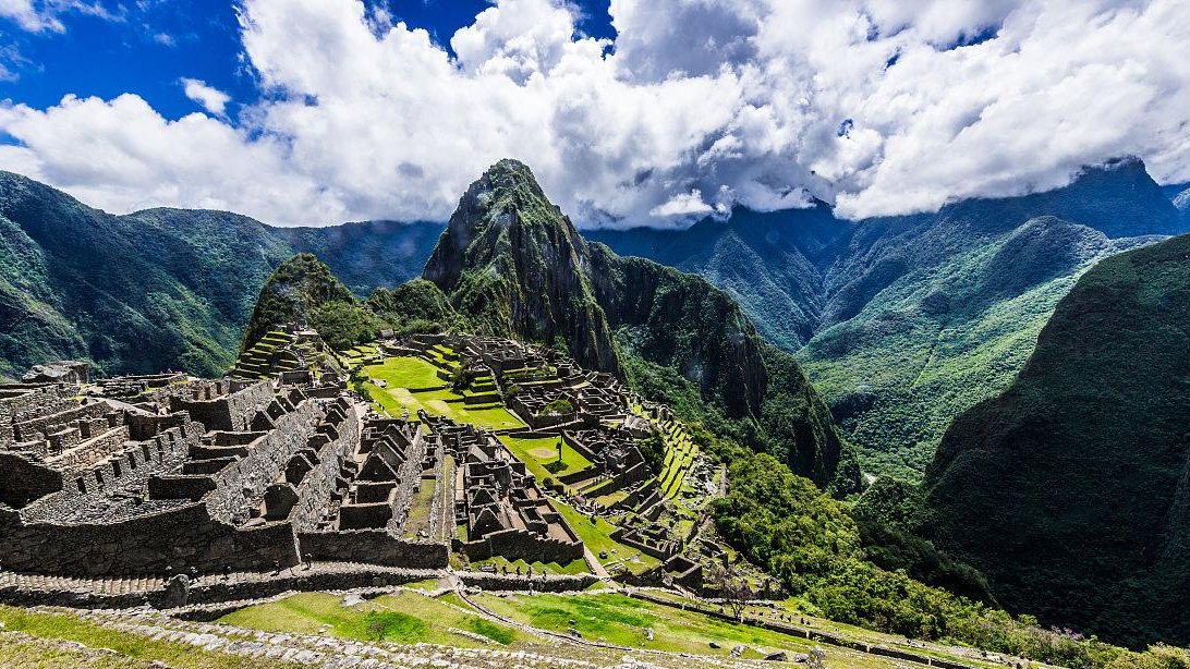Machu Picchu April quiet rainy season stone ruins